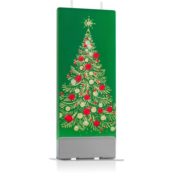 Flatyz Flatyz Holiday Gold Christmas Tree sveča 6x15 cm