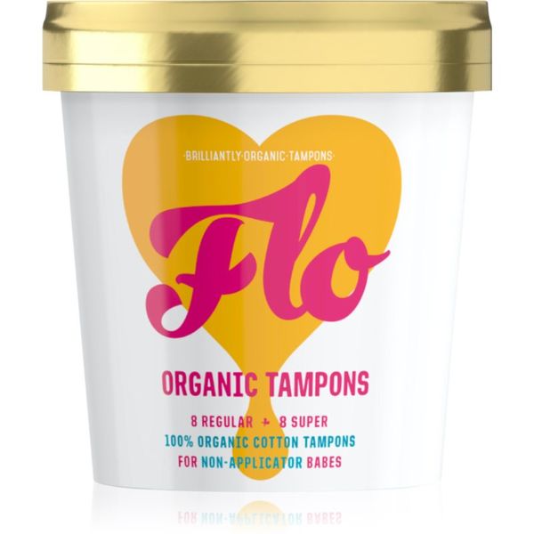 FLO FLO Organic Tampons tamponi 16 kos