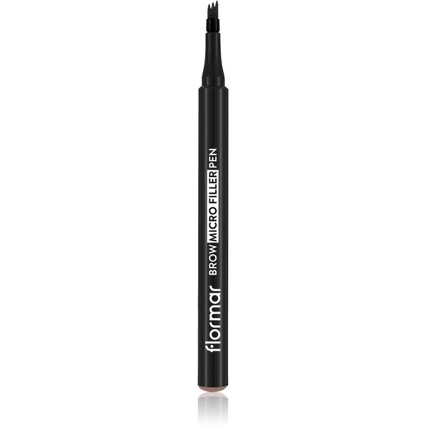 flormar flormar Brow Micro Filler Pen tekoče črtalo za obrvi odtenek 001 Light Brown 1.1 ml