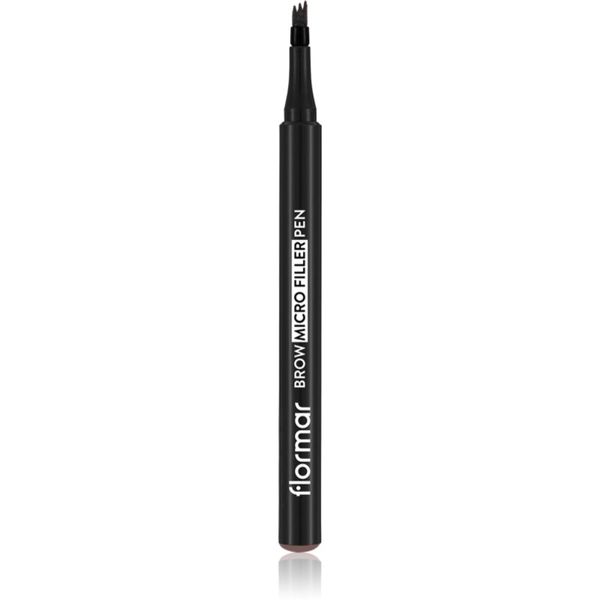 flormar flormar Brow Micro Filler Pen tekoče črtalo za obrvi odtenek 002 Medium Brown 1.1 ml