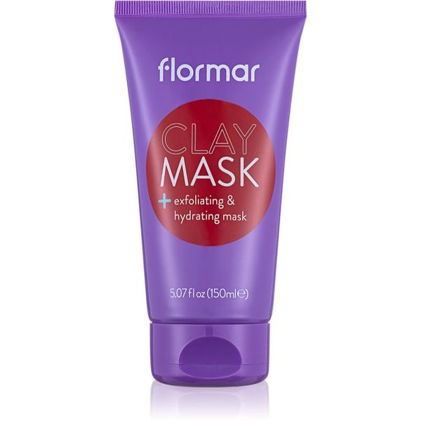 flormar flormar Clay Mask eksfoliacijska čistilna maska za obraz z ilovico 150 ml