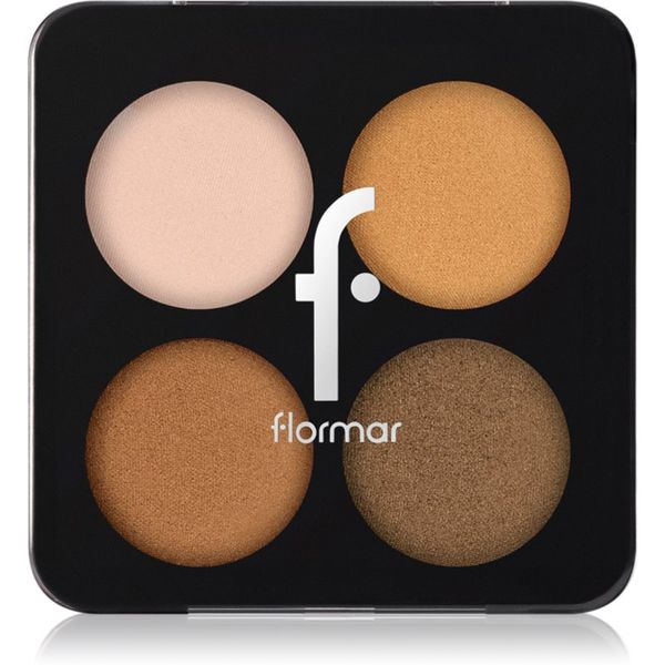 flormar flormar Color Eyeshadow Palette paleta senčil za oči odtenek 003 Bronze Goddess 6 g