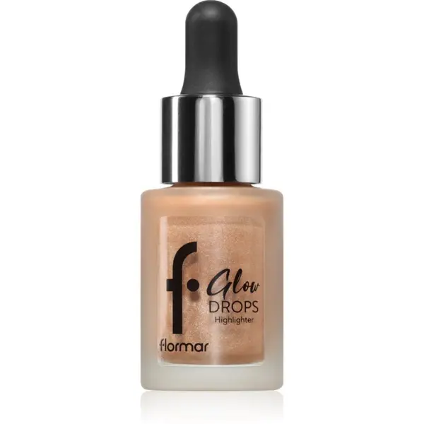 flormar flormar Glow Drops Highlighter tekoči osvetljevalec odtenek 001 Moon Glow 14 ml