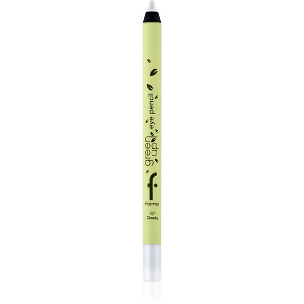 flormar flormar Green Up Eye Pencil svinčnik za oči odtenek 001 Cloudy 1.2 g