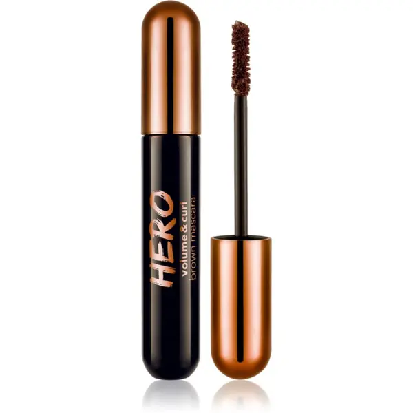flormar flormar Hero Volume & Curl Mascara maskara za volumen in privihanje trepalnic Brown 10 ml