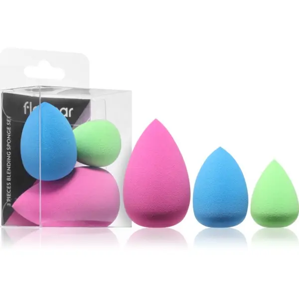 flormar flormar Sponge Set 3 pieces gobica za puder 3 kos