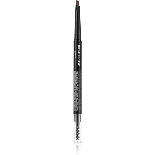 flormar flormar Triple Brow Pencil svinčnik za obrvi 3v1 odtenek 002 Auburn 0.75 g