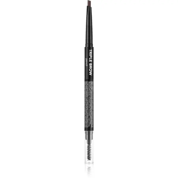 flormar flormar Triple Brow Pencil svinčnik za obrvi 3v1 odtenek 002 Auburn 0.75 g