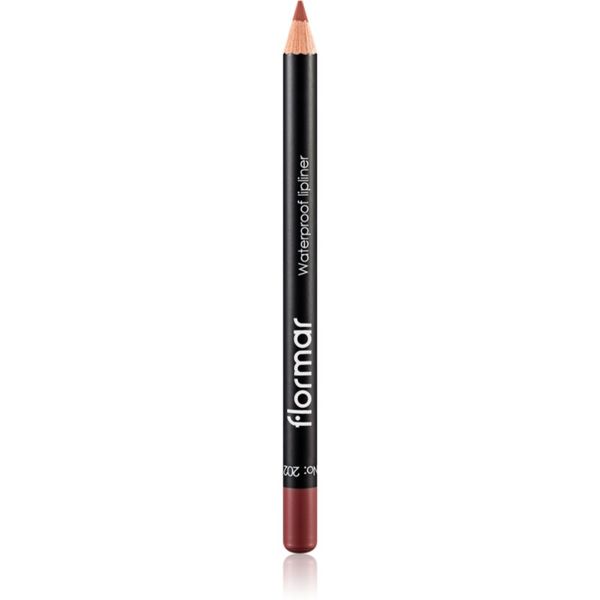 flormar flormar Waterproof Lipliner vodoodporni svinčnik za ustnice odtenek 202 Soft Pink Brown 1,14 g
