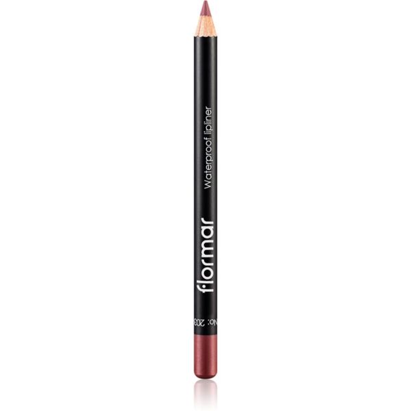 flormar flormar Waterproof Lipliner vodoodporni svinčnik za ustnice odtenek 203 Subdued Pink 1,14 g