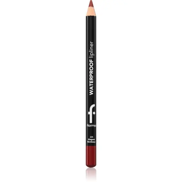 flormar flormar Waterproof Lipliner vodoodporni svinčnik za ustnice odtenek 205 Elegant Bordeaux 1.14 g