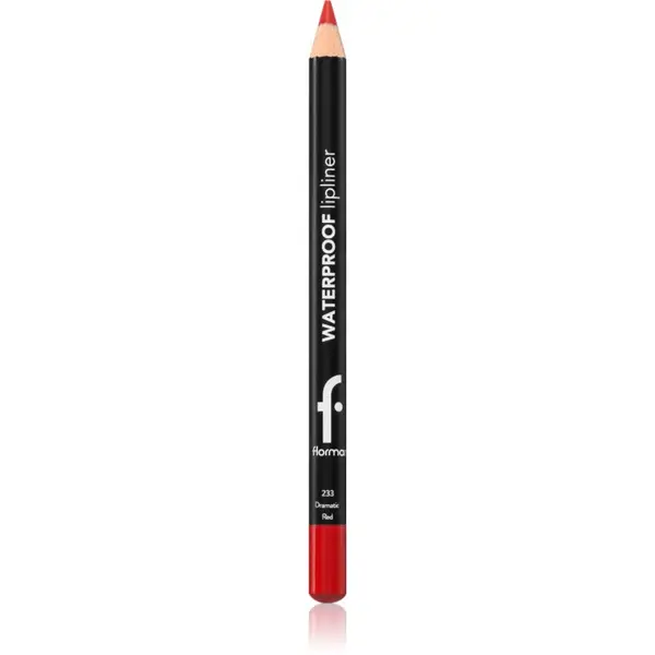 flormar flormar Waterproof Lipliner vodoodporni svinčnik za ustnice odtenek 233 Dramatic Red 1.14 g