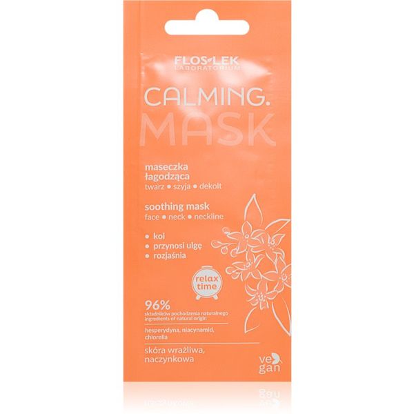 FlosLek Laboratorium FlosLek Laboratorium Calming pomirjajoča maska za občutljivo kožo 6 ml