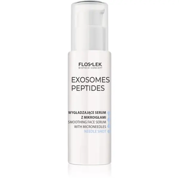 FlosLek Laboratorium FlosLek Laboratorium Exosomes Peptides Smoothing Facial Serum With Microneedles mehčalni serum z mikroiglicami 30 ml