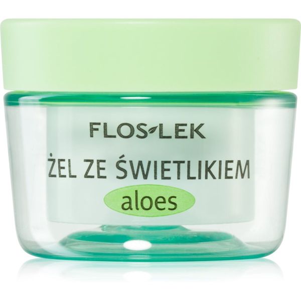 FlosLek Laboratorium FlosLek Laboratorium Eye Care gel za predel okoli oči s smetilko in aloe vero 10 g