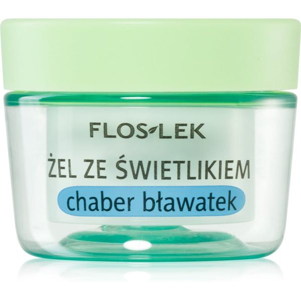 FlosLek Laboratorium FlosLek Laboratorium Eye Care gel za predel okoli oči s smetilko in modrim glavincem 10 g