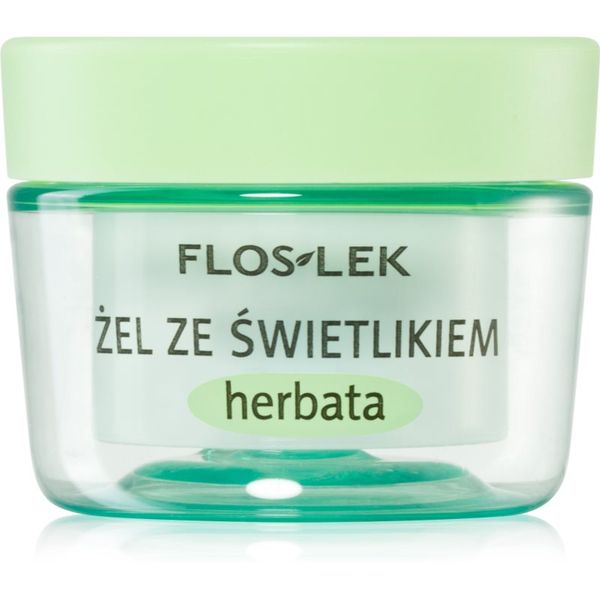 FlosLek Laboratorium FlosLek Laboratorium Eye Care gel za predel okoli oči s smetilko in zelenim čajem 10 g