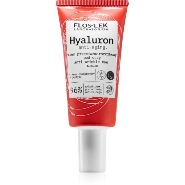FlosLek Laboratorium FlosLek Laboratorium Hyaluron krema proti gubam za predel okoli oči 30 ml