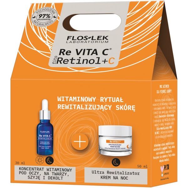 FlosLek Laboratorium FlosLek Laboratorium Revita C darilni set(z retinolom)