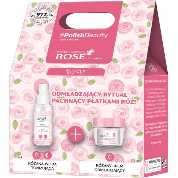 FlosLek Laboratorium FlosLek Laboratorium Rose For Skin darilni set za zrelo kožo