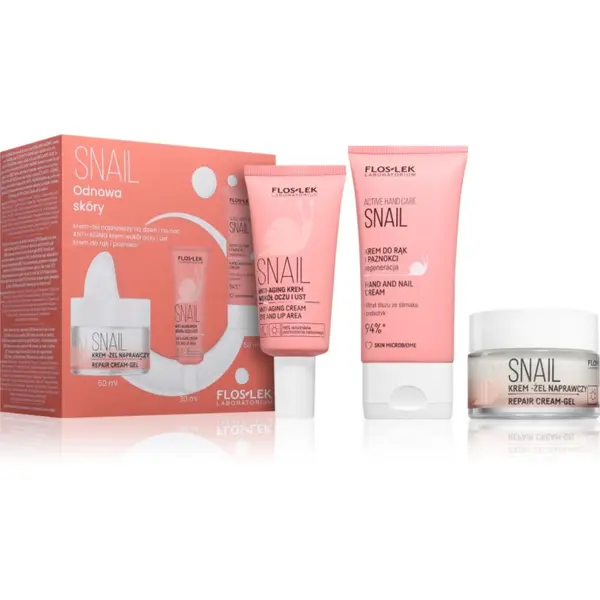 FlosLek Laboratorium FlosLek Laboratorium Snail darilni set za obnovo površine kože