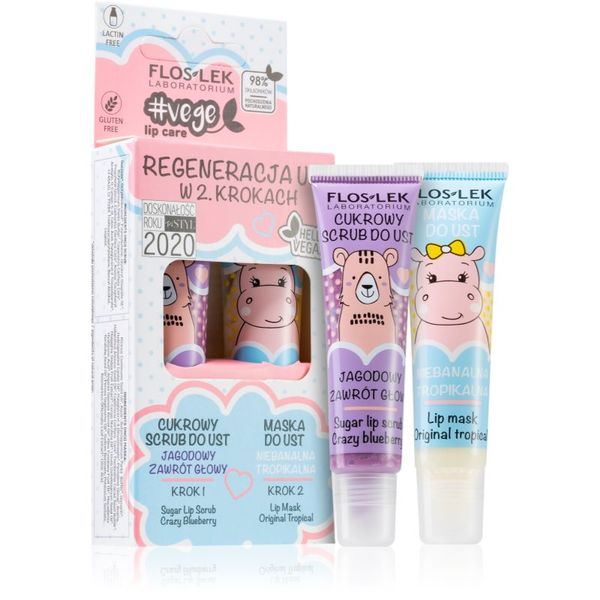 FlosLek Laboratorium FlosLek Laboratorium Vege Lip Care Regeneration darilni set(za suhe ustnice)