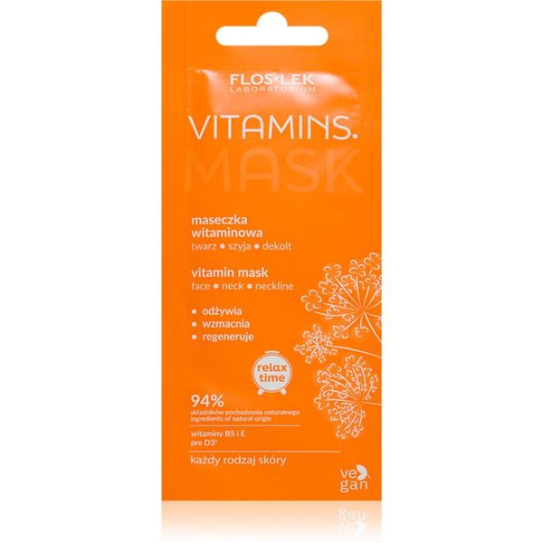 FlosLek Laboratorium FlosLek Laboratorium Vitamins vitaminska maska za obraz 6 ml