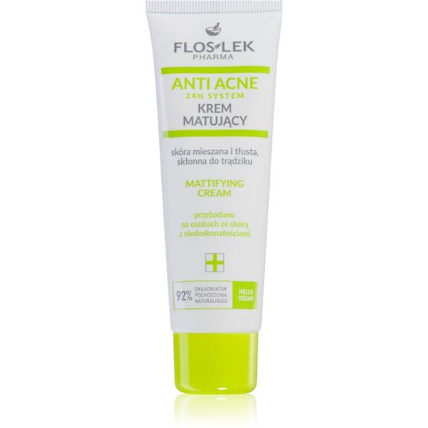 FlosLek Pharma FlosLek Pharma Anti Acne matirajoča krema za kožo z nepravilnostmi 50 ml