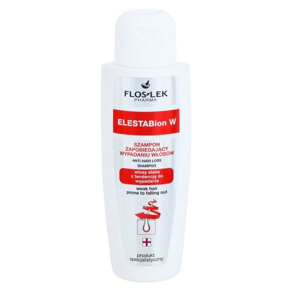 FlosLek Pharma FlosLek Pharma ElestaBion W šampon za okrepitev las proti izpadanju las 200 ml