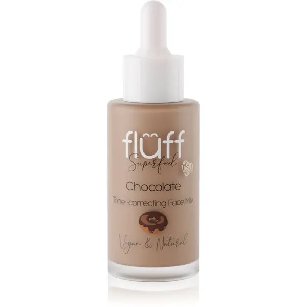 Fluff Fluff Chocolate mleko za obraz za poenotenje tona kože 40 ml