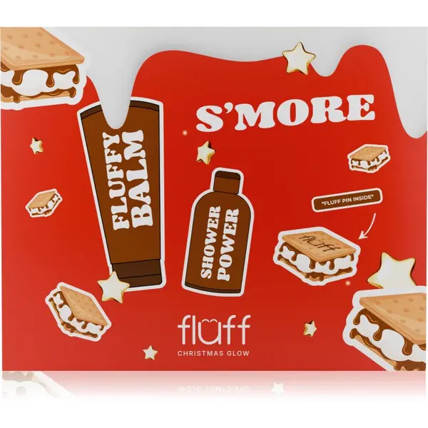 Fluff Fluff Christmas Glow Body Care Set S'more božični darilni set 1 kos