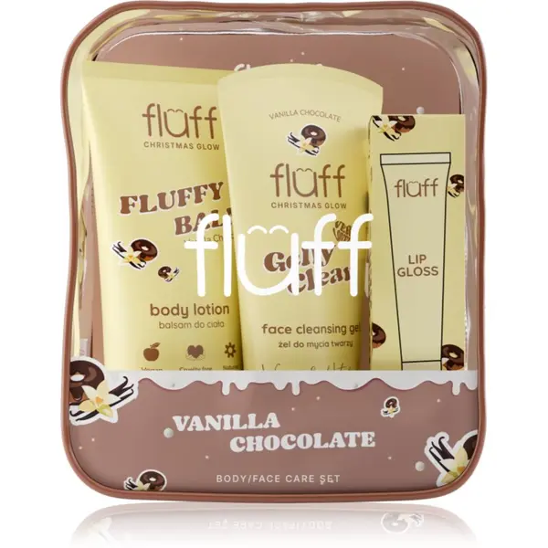 Fluff Fluff Christmas Glow Vanilla Chocolate božični darilni set