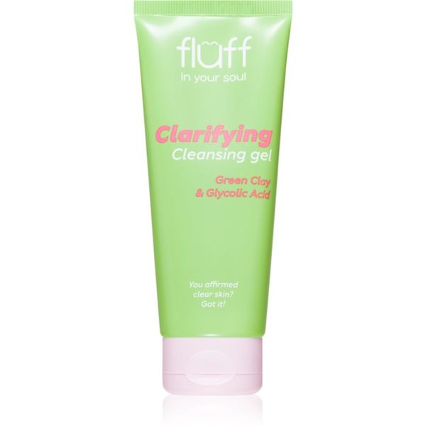 Fluff Fluff Clarifying čistilni gel za obraz z ilovico 100 ml