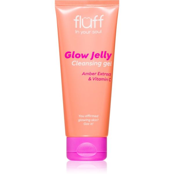 Fluff Fluff Glow Jelly čistilni gel za obraz z vitaminom C 100 ml