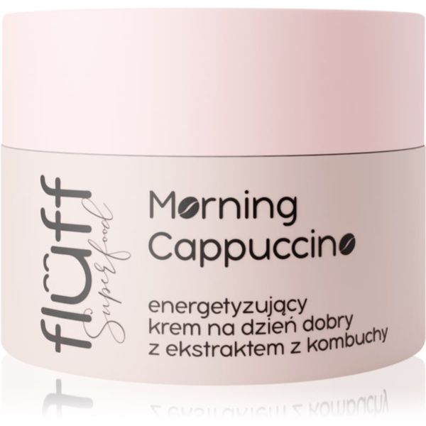 Fluff Fluff Superfood Morning Cappuccino poživitvena krema Vanilla & Caramel 50 ml