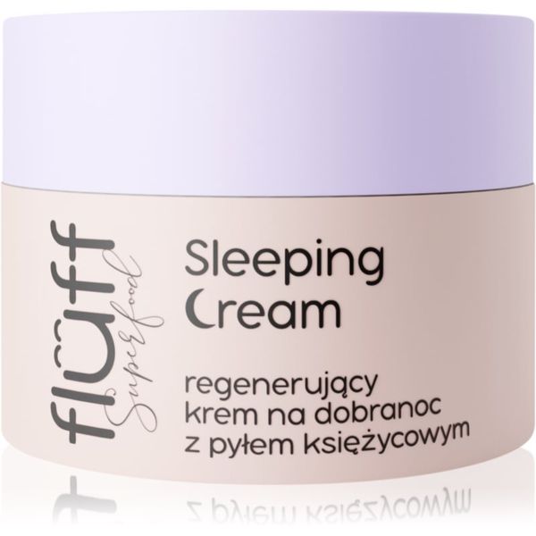 Fluff Fluff Superfood Sleeping Cream nočna regeneracijska krema Moonmilk 50 ml