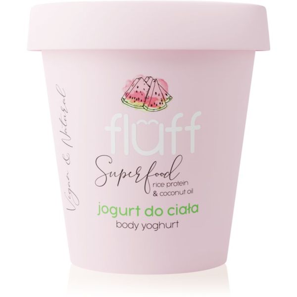 Fluff Fluff Superfood Watermelon jogurt za telo Rice Protein & Coconut Oil 180 ml