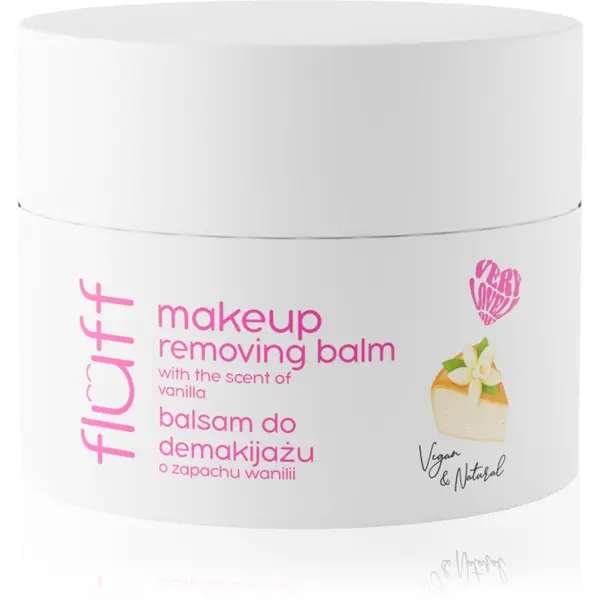 Fluff Fluff Vanilla čistilni balzam za odstranjevanje ličil 50 ml