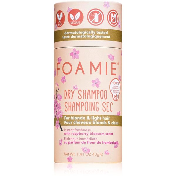 Foamie Foamie Berry Blonde Dry Shampoo suhi šampon v prahu za blond lase in lase s prameni 40 g