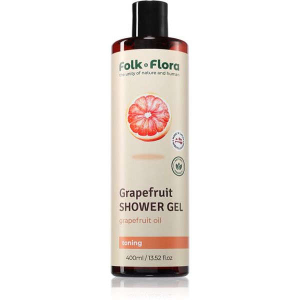 Folk & Flora Folk & Flora Grapefruit osvežujoč gel za prhanje 400 ml