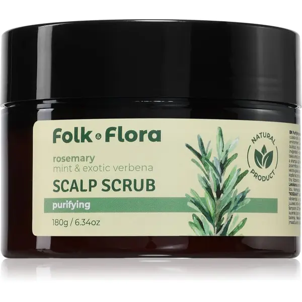 Folk & Flora Folk & Flora Rosemary piling za lasišče 180 g