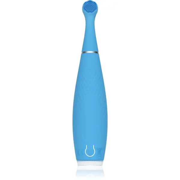 FOREO FOREO ISSA™ 4 Baby električna zobna ščetka za otroke od rojstva do 3 let Bubble Blue 1 kos