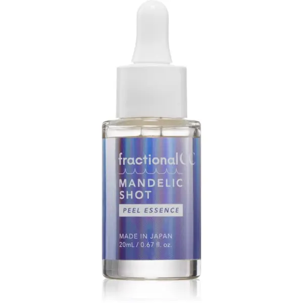 fractional CC fractional CC Mandelic Shot Peel Essence eksfoliacijska esenca za posvetlitev in zgladitev kože 20 ml