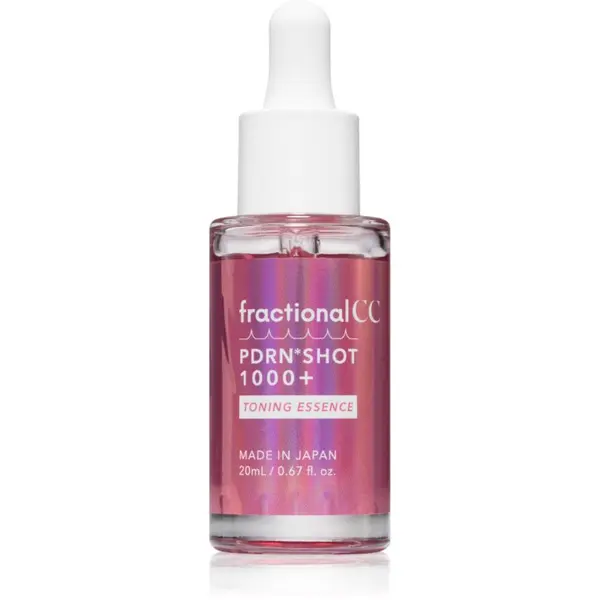 fractional CC fractional CC PDRN Shot 1000+ Toning Essence obnovitvena esenca za obraz za poenotenje tona kože 20 ml