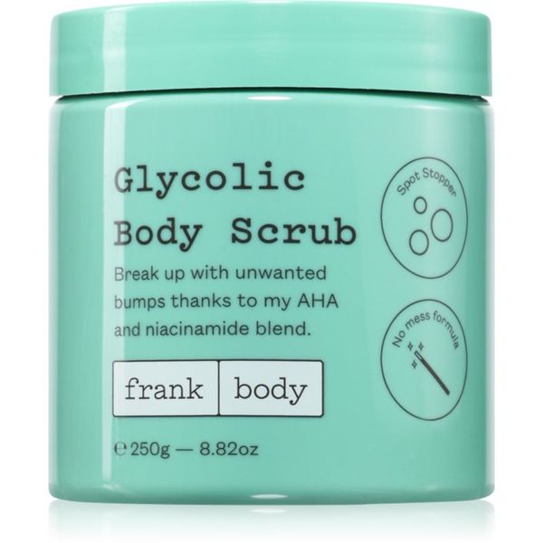 Frank Body Frank Body Glycolic piling za telo z AHA 250 g