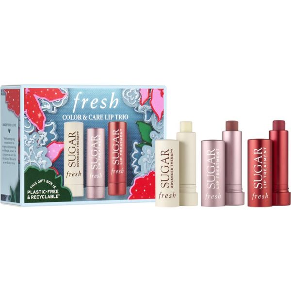 fresh fresh Color and Care Lip Trio set za ustnice