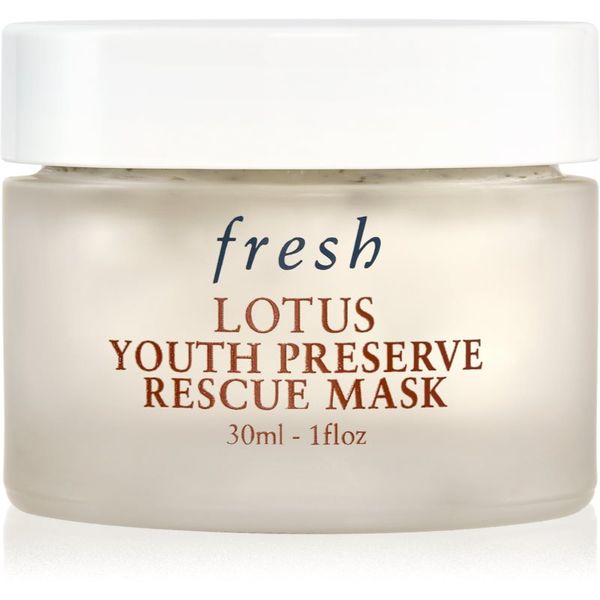 fresh fresh Lotus Youth Preserve Rescue Mask eksfoliacijska maska proti staranju 30 ml