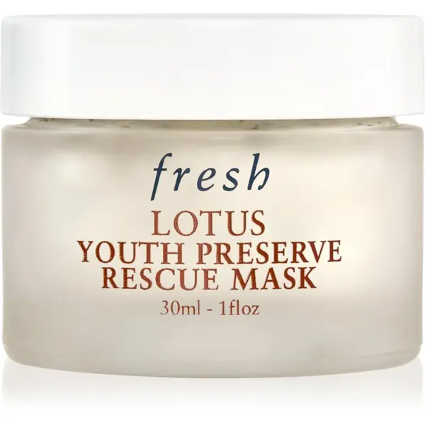 fresh fresh Lotus Youth Preserve Rescue Mask eksfoliacijska maska proti staranju 30 ml
