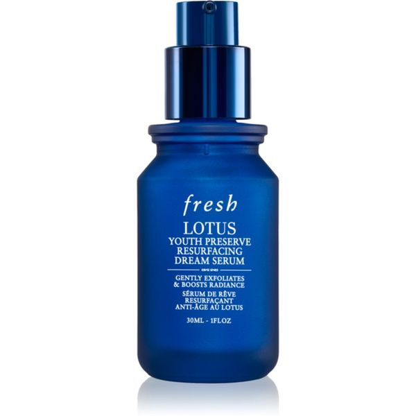 fresh fresh Lotus Youth Preserve Resurfacing Dream Serum nočni serum proti staranju 30 ml