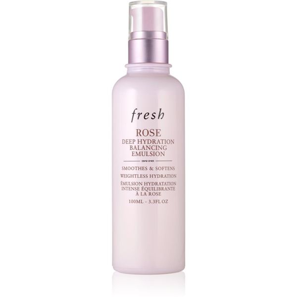 fresh fresh Rose Deep Hydration Balancing Emulsion vlažilna emulzija iz vrtnice 100 ml